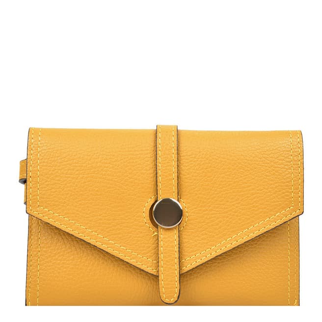 Renata Corsi Yellow Leather Waist Bag