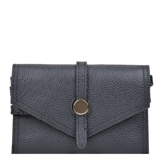 Renata Corsi Black Leather Belt Bag 