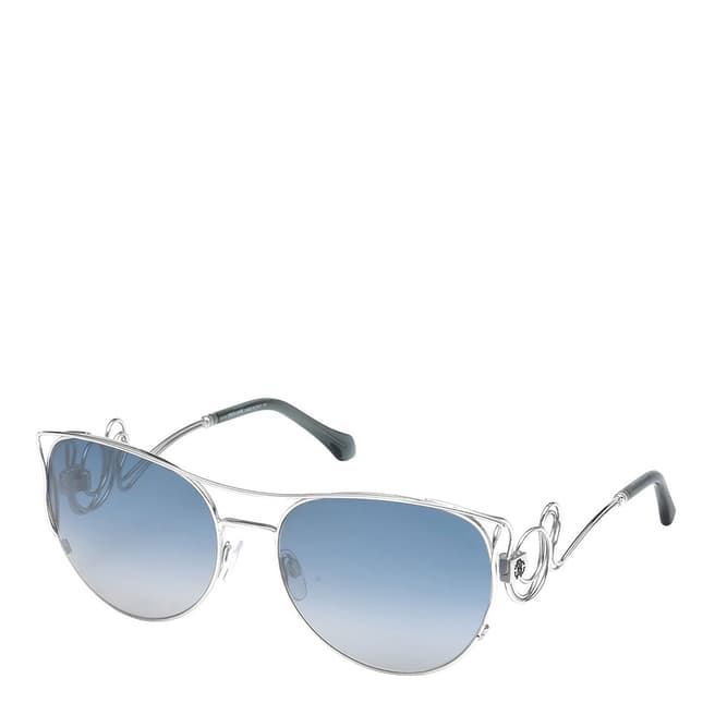 Roberto Cavalli Women's Silver Roberto Cavalli Sunglasses 61mm
