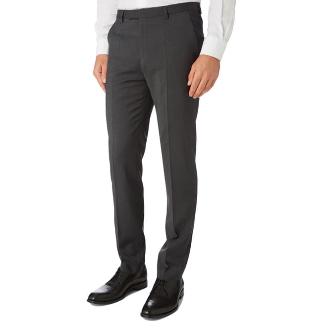 BOSS Charcoal Lenon Classic Fit Trousers