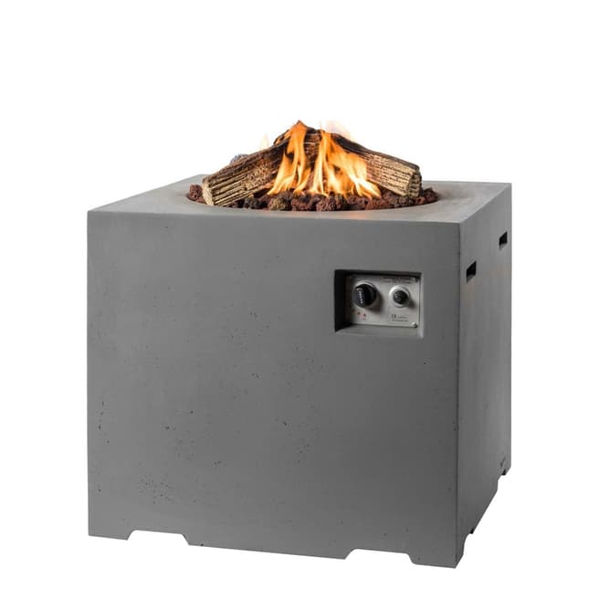 Happy Cocooning Lounge & Dining Square  Cocoon Firepit, Grey