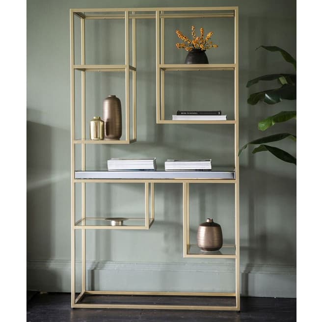 Gallery Living Lakeport Open Display Unit, Champagne