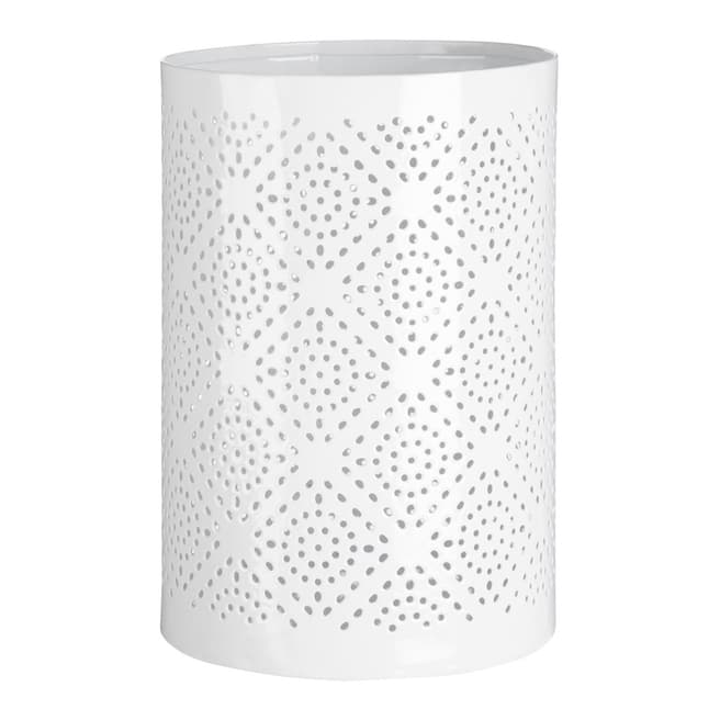 Premier Housewares Complements White Large Candle Holder