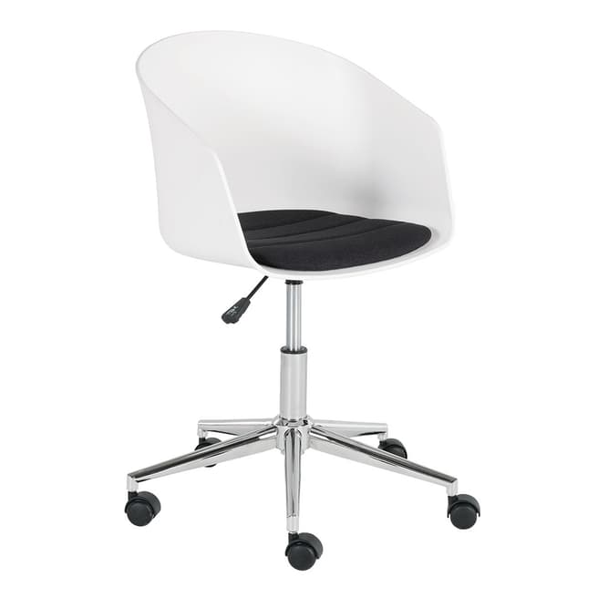 Habitat ATWOOD OFFICE CHAIR WHITE AND SPY BLACK
