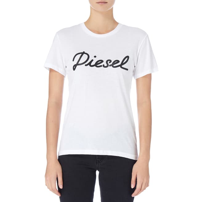 Diesel White Sully T-Shirt