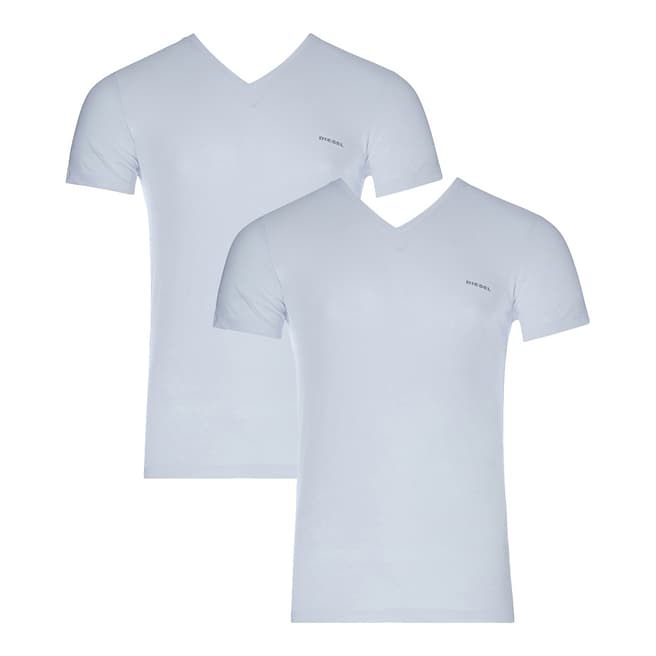 Diesel White Michael Two Pack T-Shirt