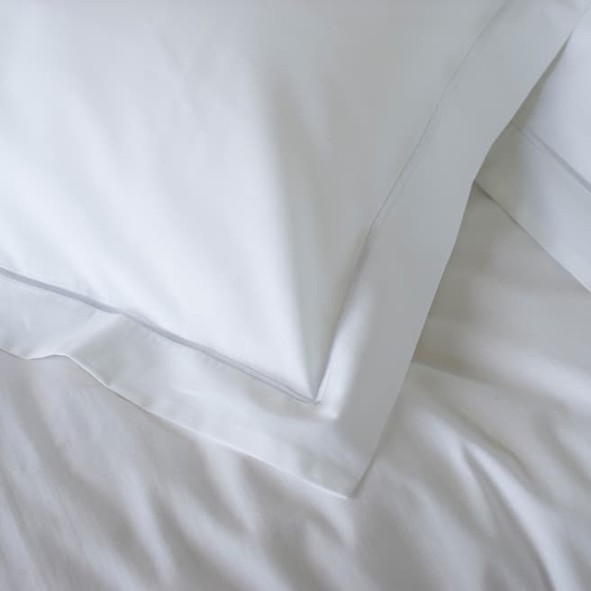 The Lyndon Company Cord Pair of Oxford Pillowcases, White/White