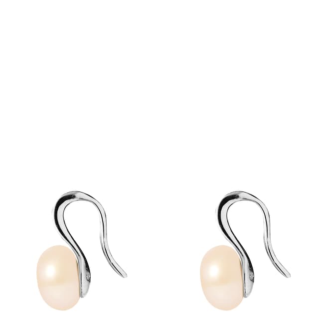 Just Pearl Silver / Pink Pearl Earrings