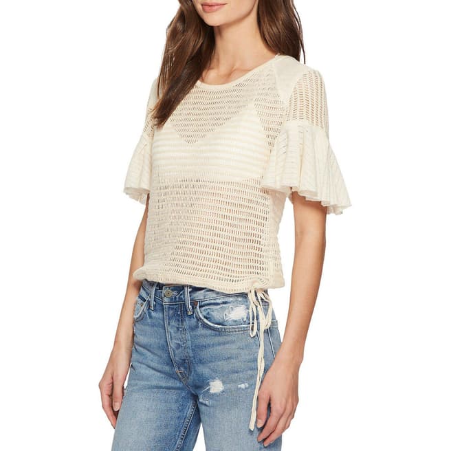 Free People Cream Babes Only Top