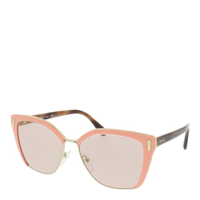 Prada Womens Pink Prada Cat Eye Sunglasses 57mm