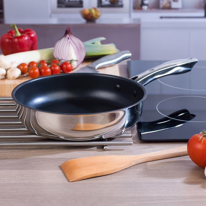 Russell Hobbs Optimum Collection Stainless Steel Non-Stick Frying Pan, 24cm