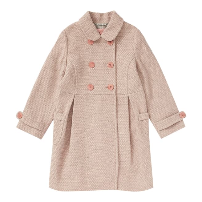 Jigsaw Pink Double Breasted Coat