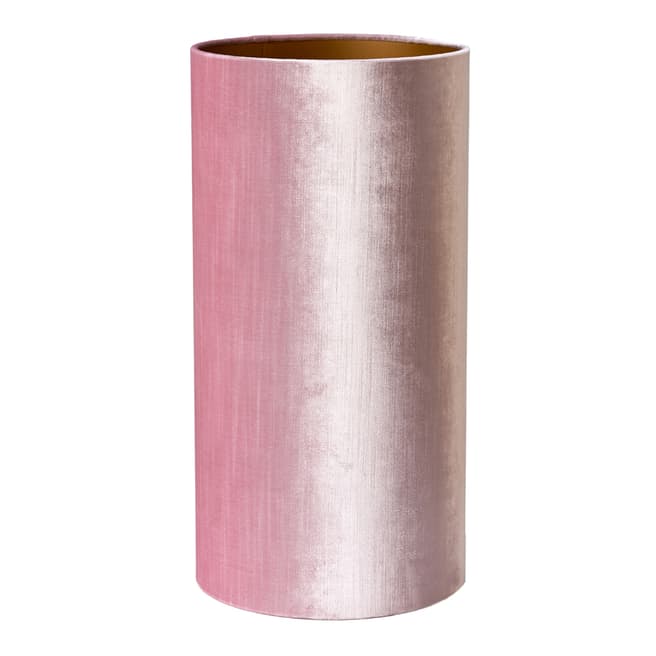 Pols Potten Light Pink Velvet Lamp Shade 25x50cm