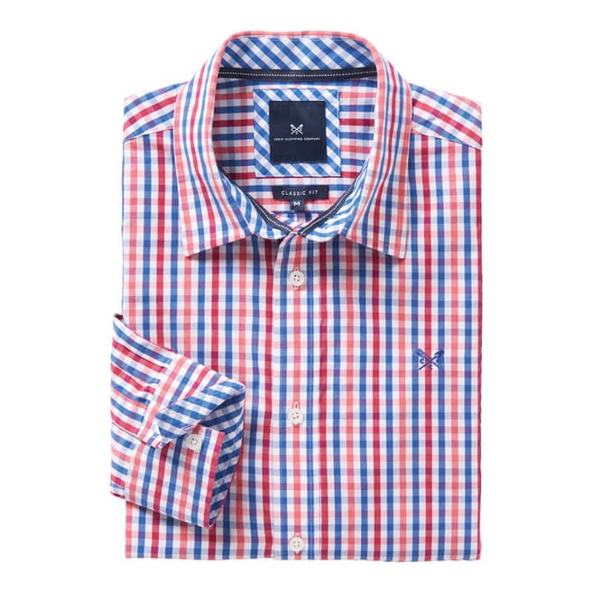Crew Clothing Red/Blue Crew Classic Gingham Shirt