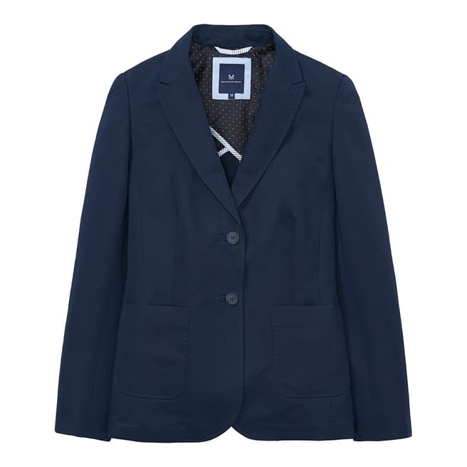 Crew Clothing Navy Lowes Water Blazer 