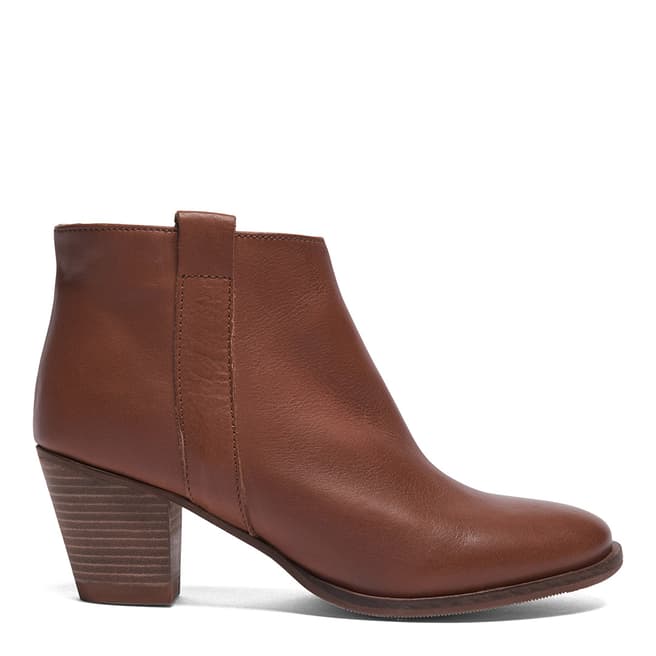 Crew Clothing Tan Leather Isabelle Boot 