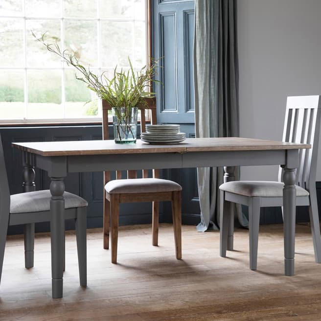 Gallery Living Cookham 4 Seater Dining Set, Grey