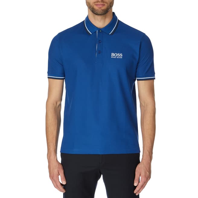 BOSS Blue Paddy Pro Cotton Polo Shirt