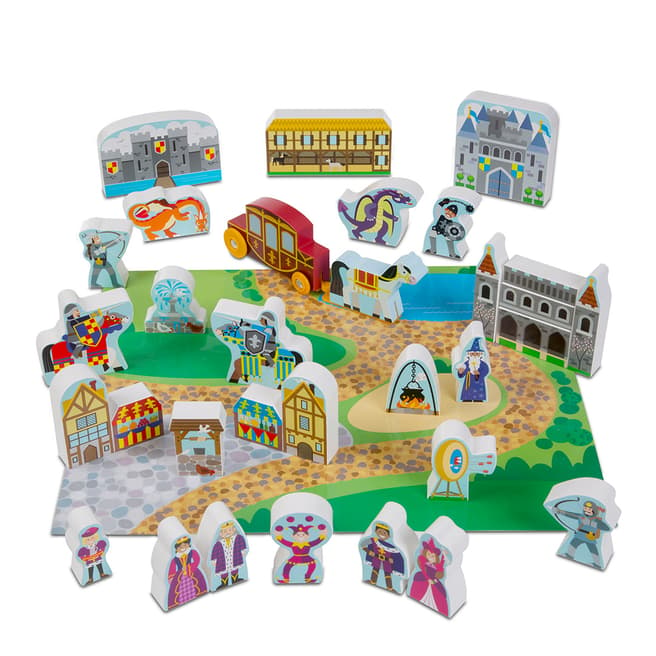 Melissa and Doug Wooden Castle Play Set