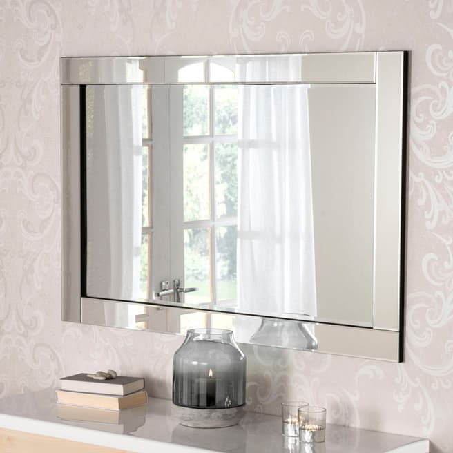 Yearn Black Framed Mirror 91x61cm