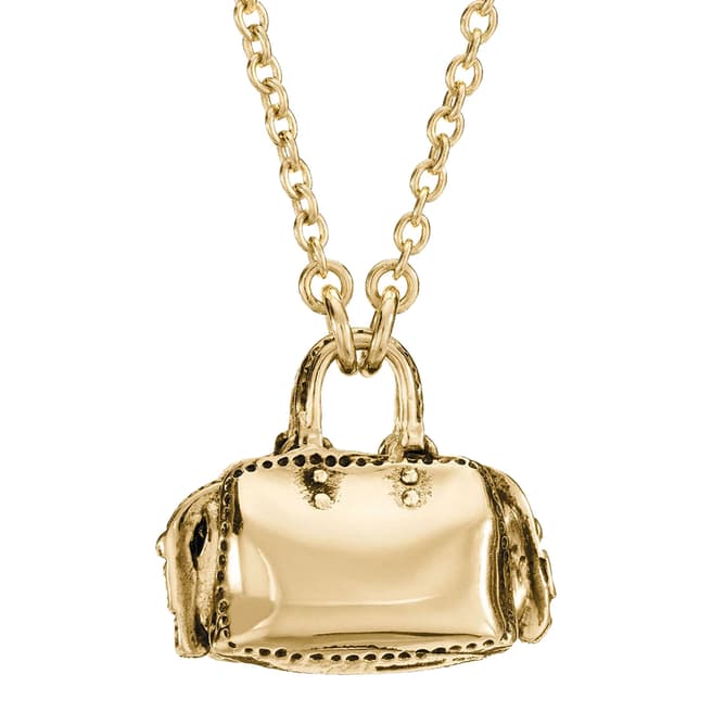 Coach 18k Gold Plated Rogue Necklace