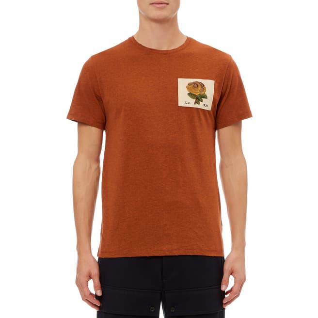Kent & Curwen Orange Newrose 1926 T-Shirt