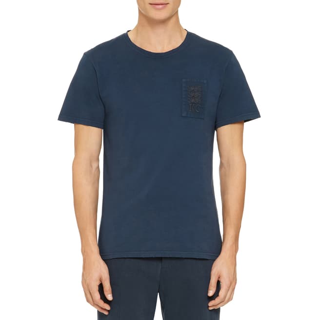 Kent & Curwen Navy 3 Lions Slim T-Shirt