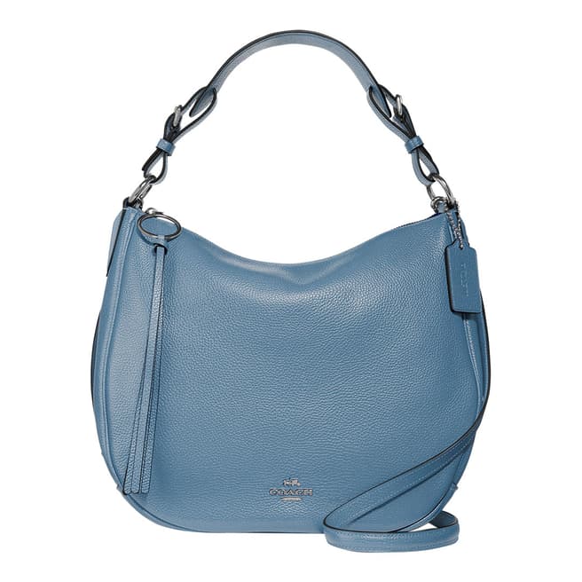 Coach Periwinkle Blue Leather Sutton Hobo