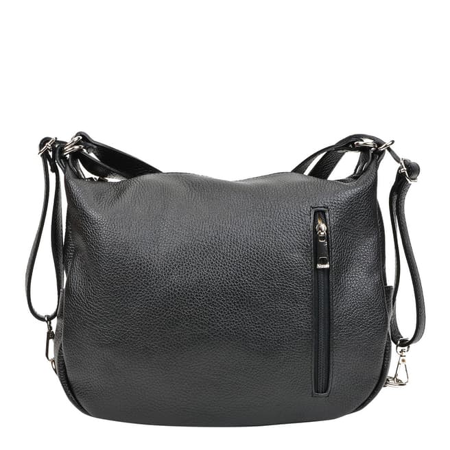 Mangotti Bags Black Multi Style Shoulder Bag