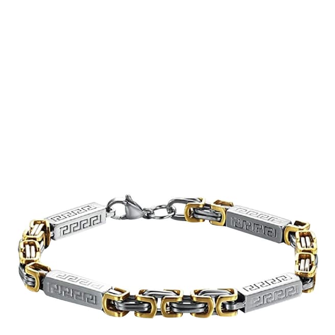 Stephen Oliver Silver/Gold Link Bracelet