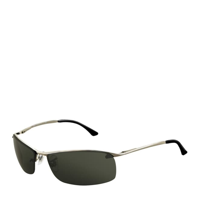 Ray-Ban Unisex Silver Top Bar Sunglasses 63mm