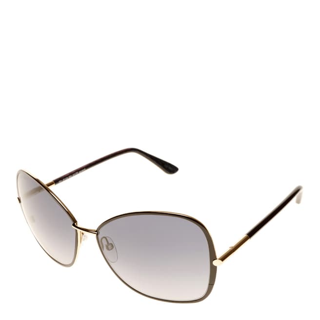Tom Ford Women's Gold/Black Tom Ford Sunglasses 61mm