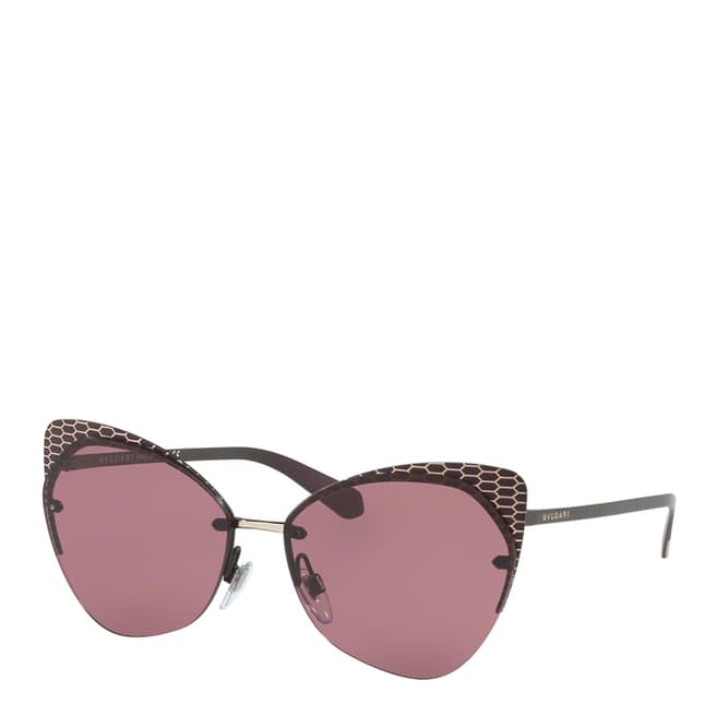 Bvlgari Women's Brown/Pink Bvlgari Sunglasses 58mm