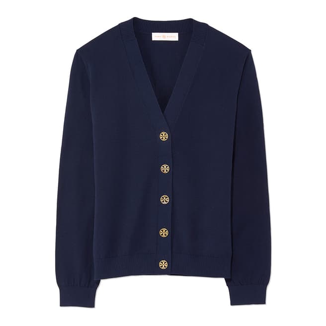 Tory Burch Navy Margeaux Cardigan