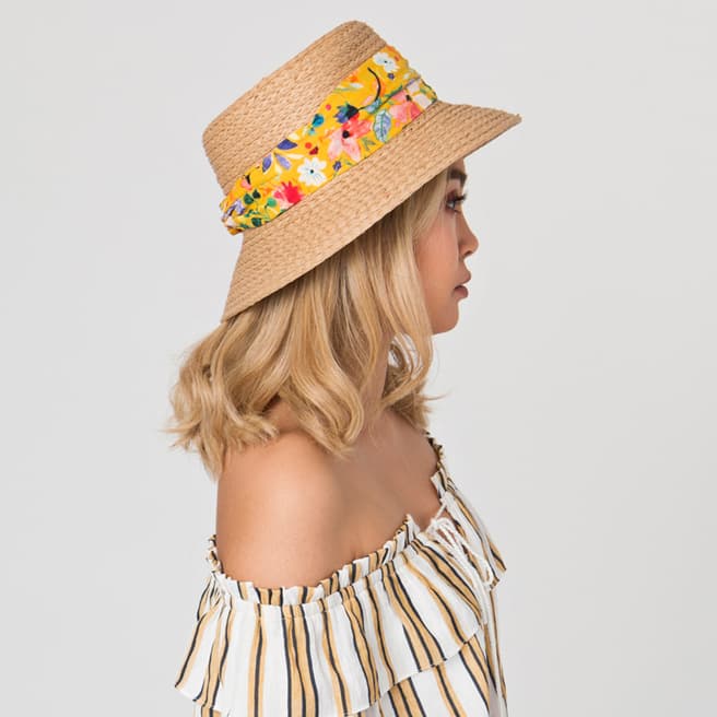 Pia Rossini Natural Saffron Hat