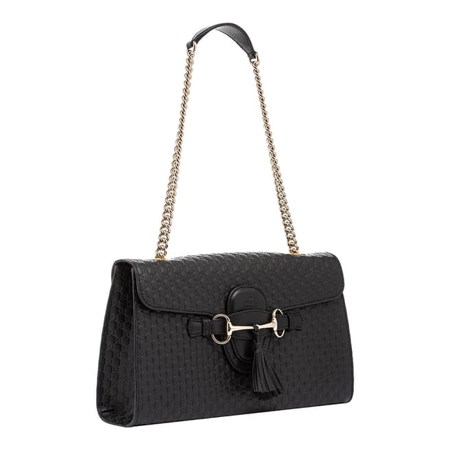 Gucci Women's Gucci Leather Tassel Detail Shoulder Bag