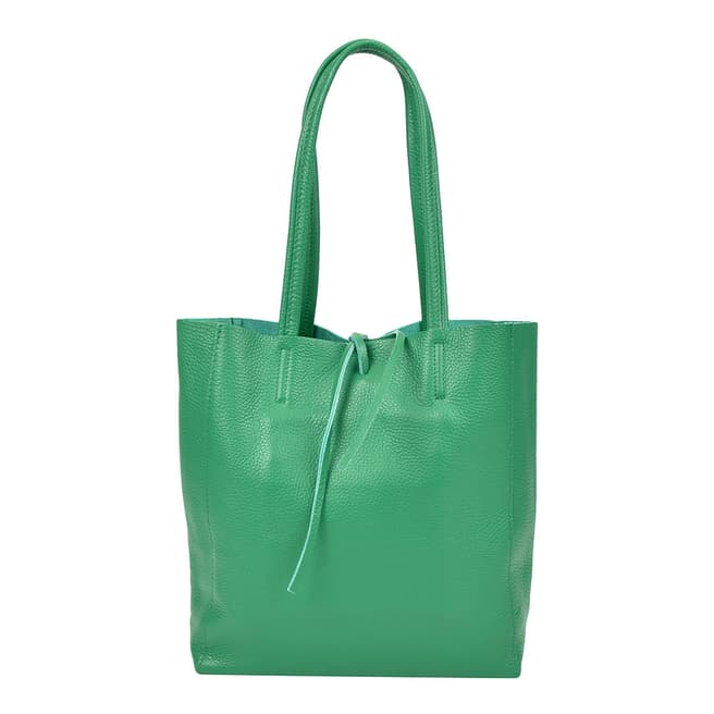 Sofia Cardoni Green Leather Shoulder Bag