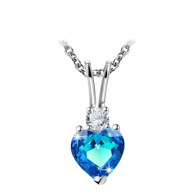 Ma Petite Amie Classic Heart Necklace with Swarovski Crystals