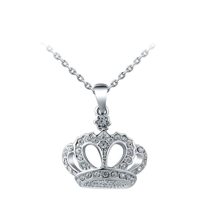 Ma Petite Amie Crown Necklace with Swarovski Crystals