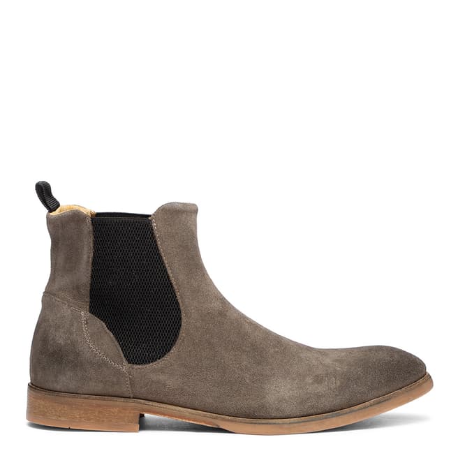 Hudson London Stone Suede Watchley Chelsea Boots