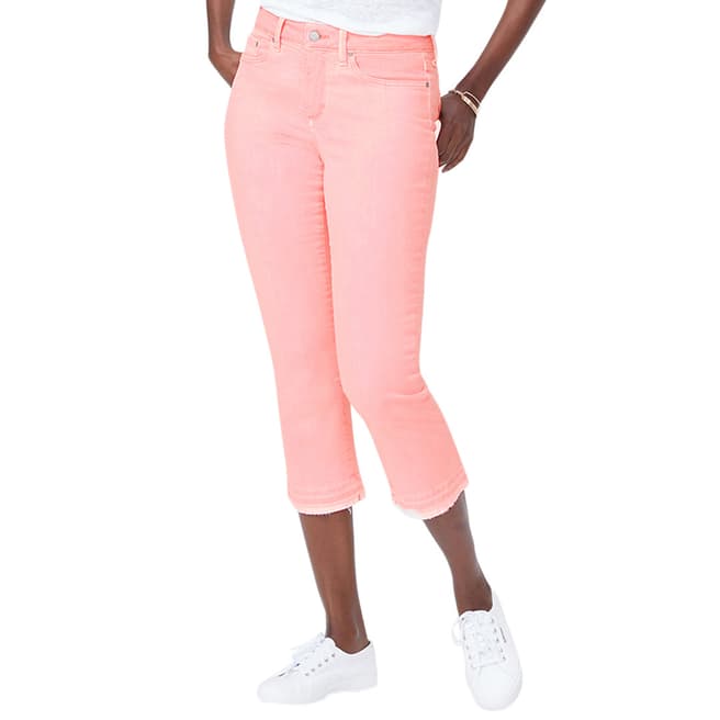NYDJ Pink Cropped Capri Jeans