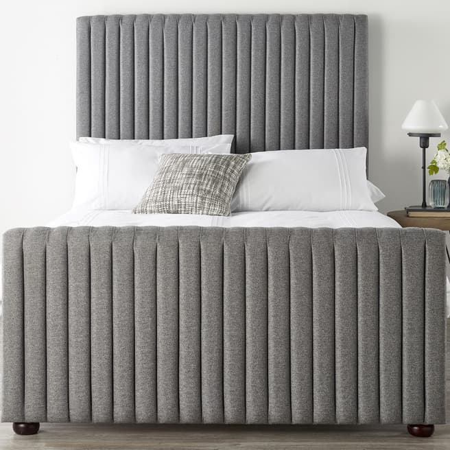 Catherine Lansfield Soho Bed Frame - Double (4'6") - Grey
