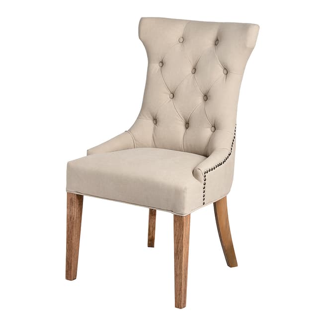 Hill Interiors High Wing Ring Backed Dining Chair