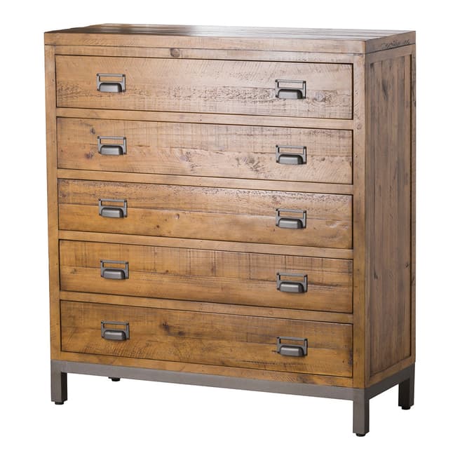 Hill Interiors The Draftsman Collection Five Drawer Chest