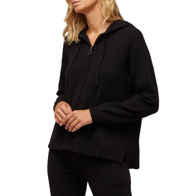N°· Eleven Black Cashmere Luxe Hoody