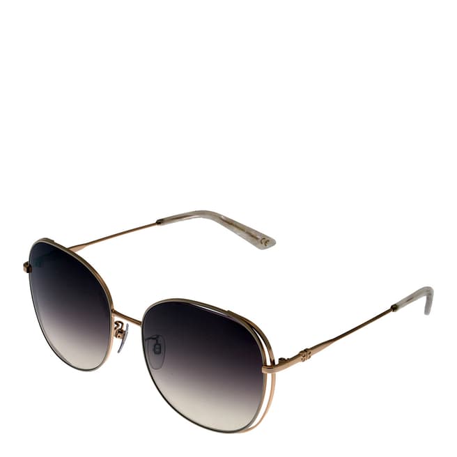 Balenciaga Women's Black/Gold Balenciaga Round Sunglasses 61mm