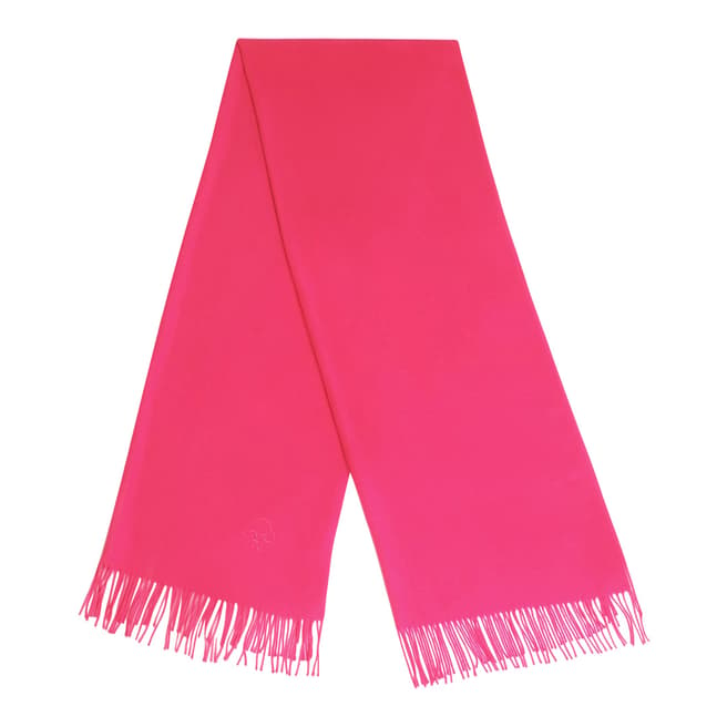JayLey Collection Hot Pink Cashmere Silk Blend Scarf