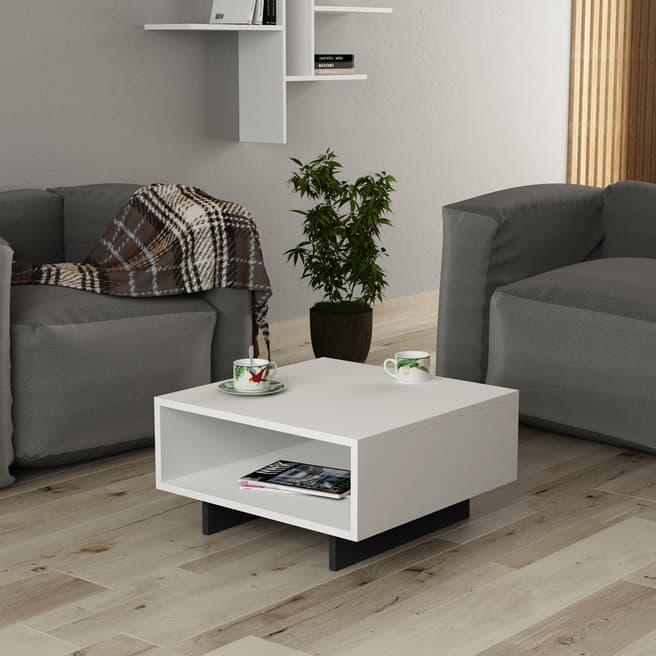 Decortie Hola Coffee Table White/Anthracite