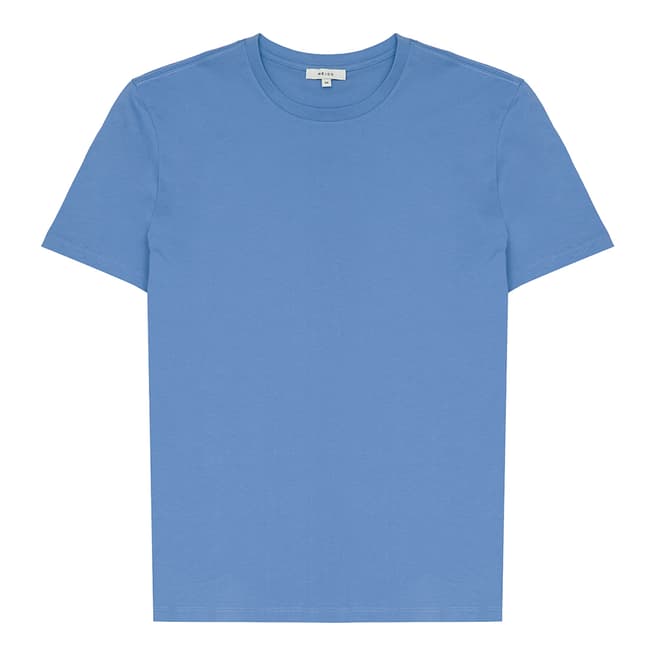 Reiss Blue Bless Cotton T-Shirt