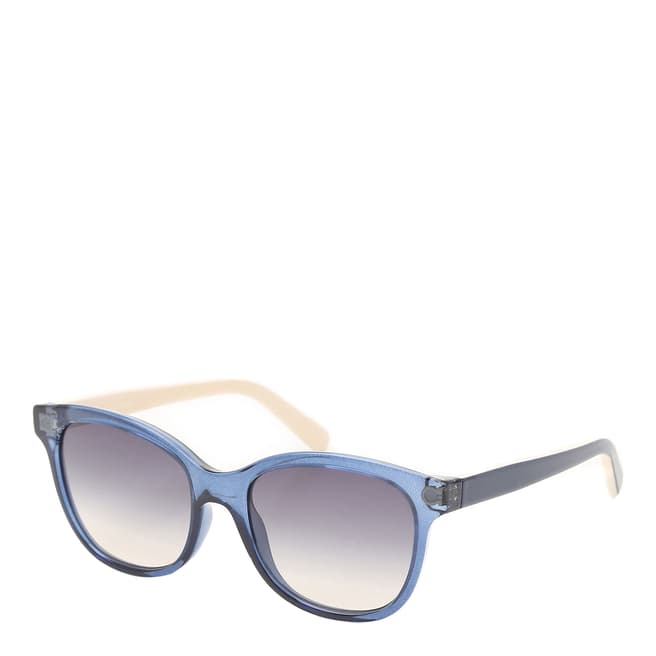 Ferragamo Women's Crystal Blue Ferragamo Sunglasses